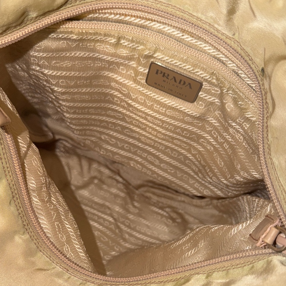 Authentic Prada Tan Nylon Tote Bag - Picture 2 of 12